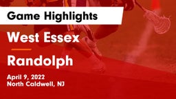 West Essex  vs Randolph  Game Highlights - April 9, 2022