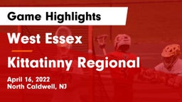 West Essex  vs Kittatinny Regional  Game Highlights - April 16, 2022