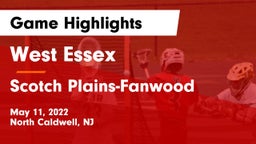 West Essex  vs Scotch Plains-Fanwood  Game Highlights - May 11, 2022