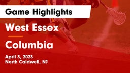 West Essex  vs Columbia  Game Highlights - April 3, 2023