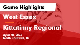 West Essex  vs Kittatinny Regional  Game Highlights - April 18, 2023