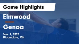 Elmwood  vs Genoa  Game Highlights - Jan. 9, 2020