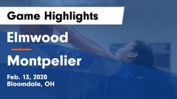 Elmwood  vs Montpelier  Game Highlights - Feb. 13, 2020
