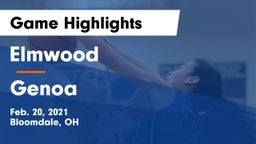 Elmwood  vs Genoa  Game Highlights - Feb. 20, 2021