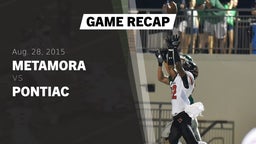 Recap: Metamora  vs. Pontiac  2015