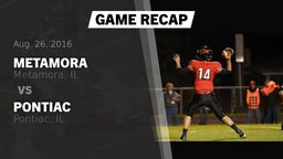 Recap: Metamora  vs. Pontiac  2016