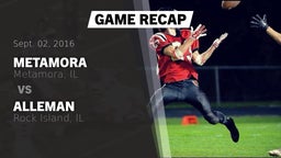 Recap: Metamora  vs. Alleman  2016