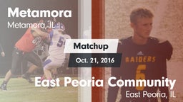 Matchup: Metamora  vs. East Peoria Community  2016