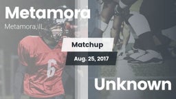 Matchup: Metamora  vs. Unknown 2017
