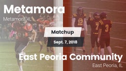 Matchup: Metamora  vs. East Peoria Community  2018