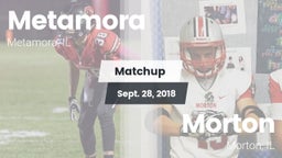 Matchup: Metamora  vs. Morton  2018