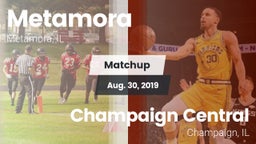 Matchup: Metamora  vs. Champaign Central  2019