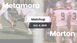 Matchup: Metamora  vs. Morton  2019