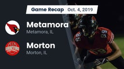 Recap: Metamora  vs. Morton  2019