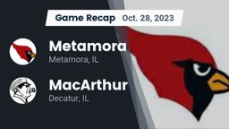Recap: Metamora  vs. MacArthur  2023