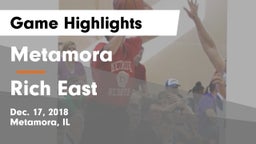 Metamora  vs Rich East  Game Highlights - Dec. 17, 2018