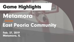 Metamora  vs East Peoria Community  Game Highlights - Feb. 27, 2019
