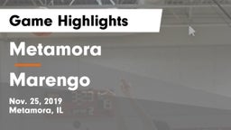 Metamora  vs Marengo  Game Highlights - Nov. 25, 2019