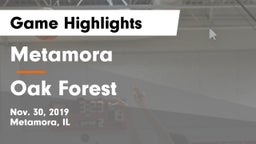 Metamora  vs Oak Forest  Game Highlights - Nov. 30, 2019