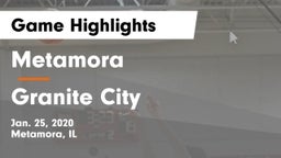 Metamora  vs Granite City  Game Highlights - Jan. 25, 2020