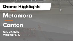 Metamora  vs Canton  Game Highlights - Jan. 28, 2020