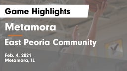 Metamora  vs East Peoria Community  Game Highlights - Feb. 4, 2021