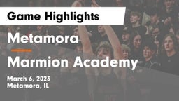 Metamora  vs Marmion Academy  Game Highlights - March 6, 2023