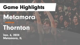 Metamora  vs Thornton  Game Highlights - Jan. 6, 2024