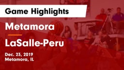 Metamora  vs LaSalle-Peru  Game Highlights - Dec. 23, 2019