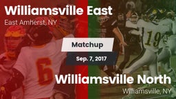 Matchup: Williamsville East vs. Williamsville North  2017