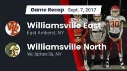 Recap: Williamsville East  vs. Williamsville North  2017