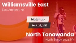 Matchup: Williamsville East vs. North Tonawanda  2017