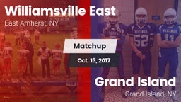Matchup: Williamsville East vs. Grand Island  2017