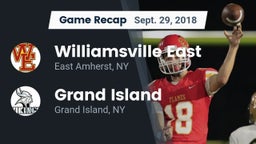 Recap: Williamsville East  vs. Grand Island  2018