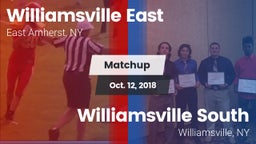 Matchup: Williamsville East vs. Williamsville South  2018