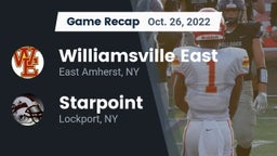 Recap: Williamsville East  vs. Starpoint  2022