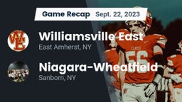 Recap: Williamsville East  vs. Niagara-Wheatfield  2023