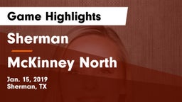 Sherman  vs McKinney North  Game Highlights - Jan. 15, 2019