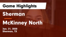 Sherman  vs McKinney North  Game Highlights - Jan. 21, 2020
