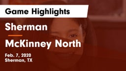 Sherman  vs McKinney North  Game Highlights - Feb. 7, 2020