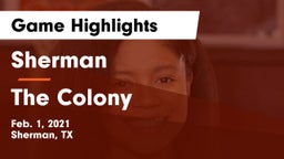 Sherman  vs The Colony  Game Highlights - Feb. 1, 2021
