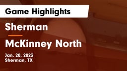 Sherman  vs McKinney North  Game Highlights - Jan. 20, 2023