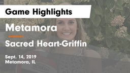 Metamora  vs Sacred Heart-Griffin  Game Highlights - Sept. 14, 2019