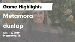 Metamora  vs dunlap Game Highlights - Oct. 10, 2019