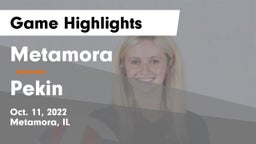 Metamora  vs Pekin  Game Highlights - Oct. 11, 2022