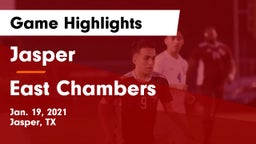 Jasper  vs East Chambers  Game Highlights - Jan. 19, 2021