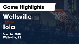 Wellsville  vs Iola  Game Highlights - Jan. 16, 2020