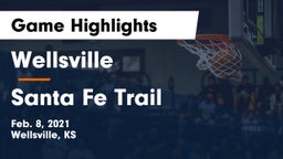 Wellsville  vs Santa Fe Trail  Game Highlights - Feb. 8, 2021