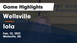 Wellsville  vs Iola  Game Highlights - Feb. 22, 2022