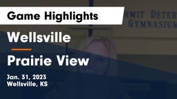 Wellsville  vs Prairie View  Game Highlights - Jan. 31, 2023
